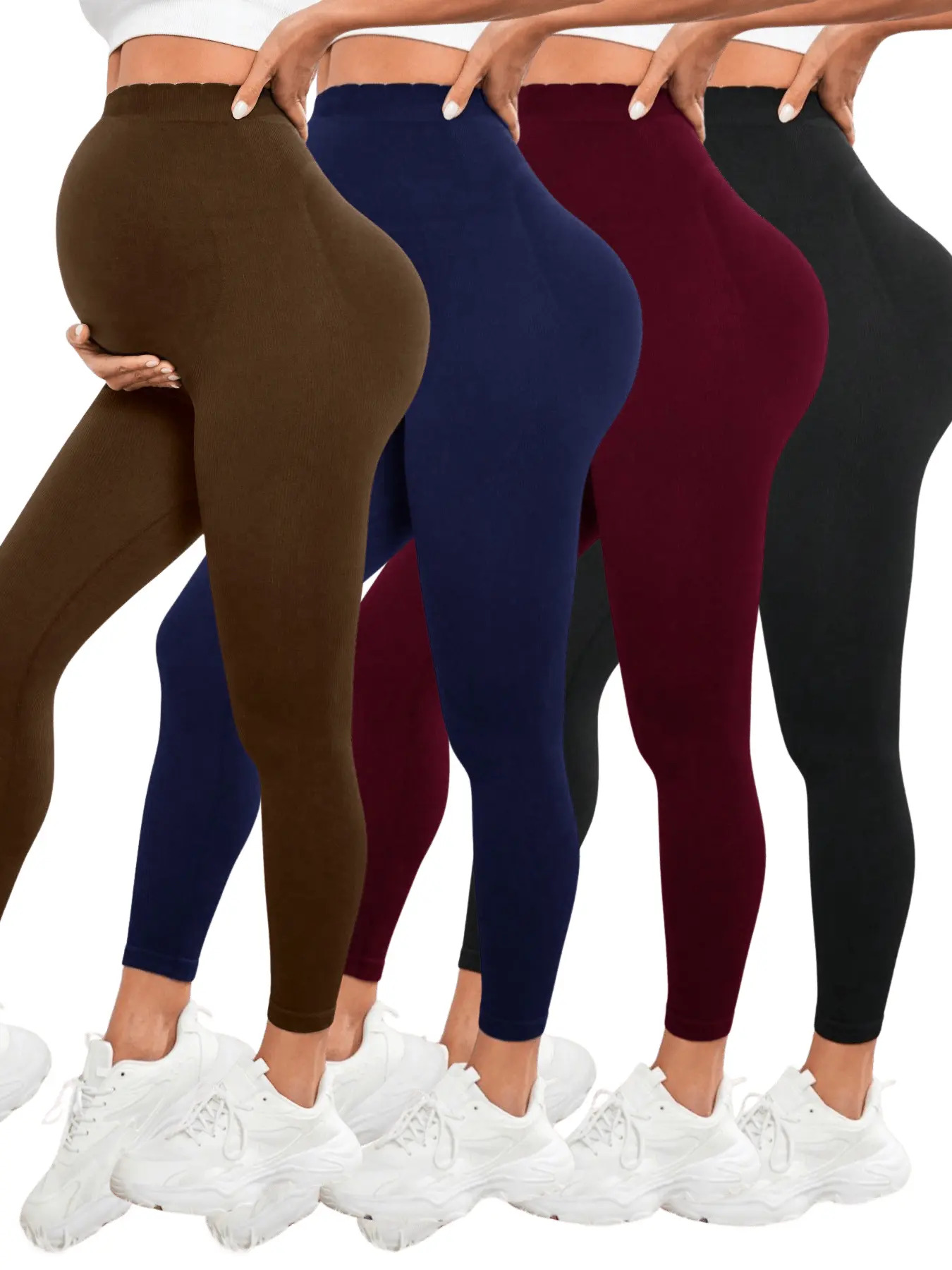 Maternity Wear - Leggings de maternidad para mujer sobre