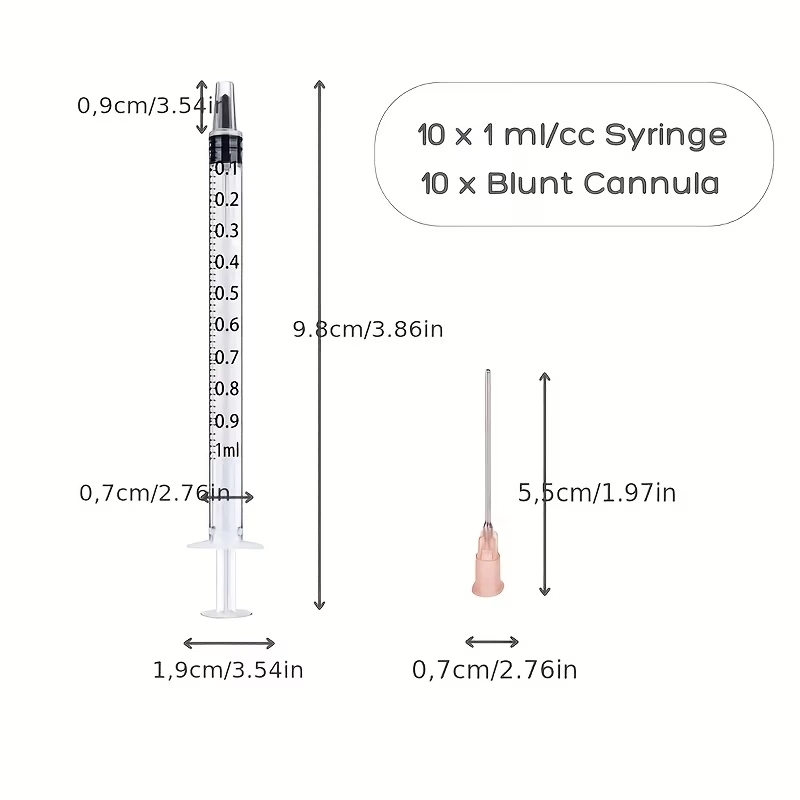 Jeringa de 1 ml + Aguja de Plá - Feeding reseña y precio