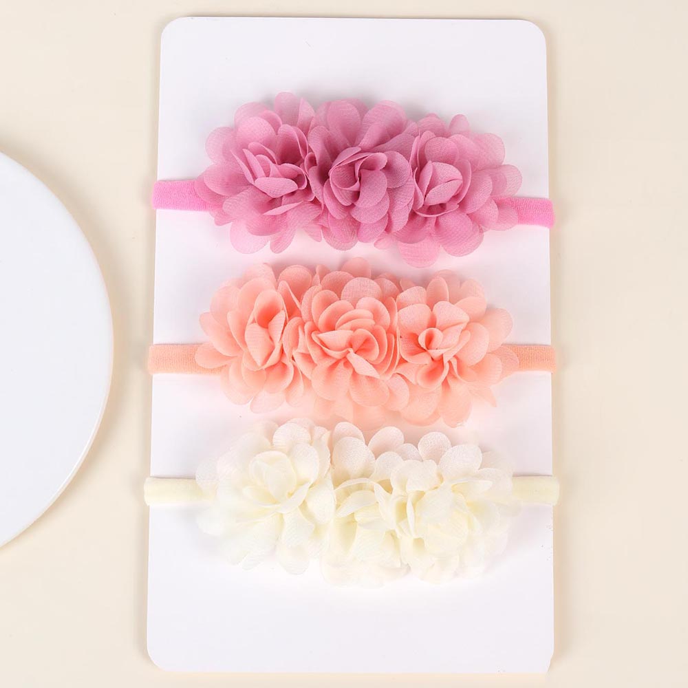 Diademas de flores de gasa par - Baby Gear reseña y precio